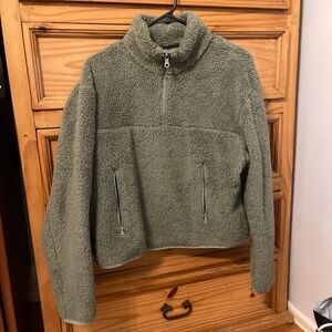 Girlfriend collective fleece pullover